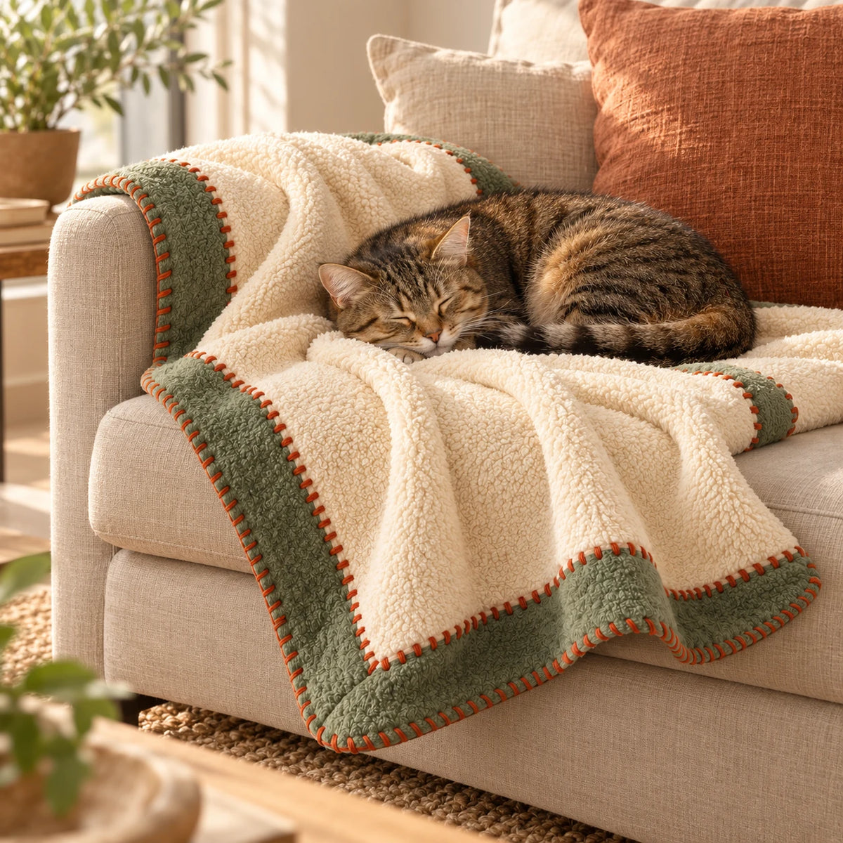 Cozy Sofa Blanket lifestyle view