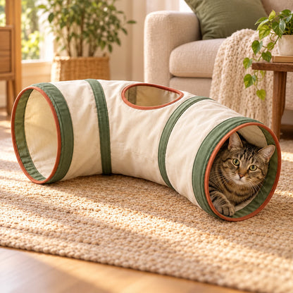 Hide & Seek Cat Tunnel lifestyle view