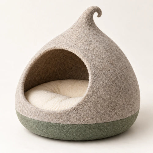 Nest Felt Cat Cave original design visualization