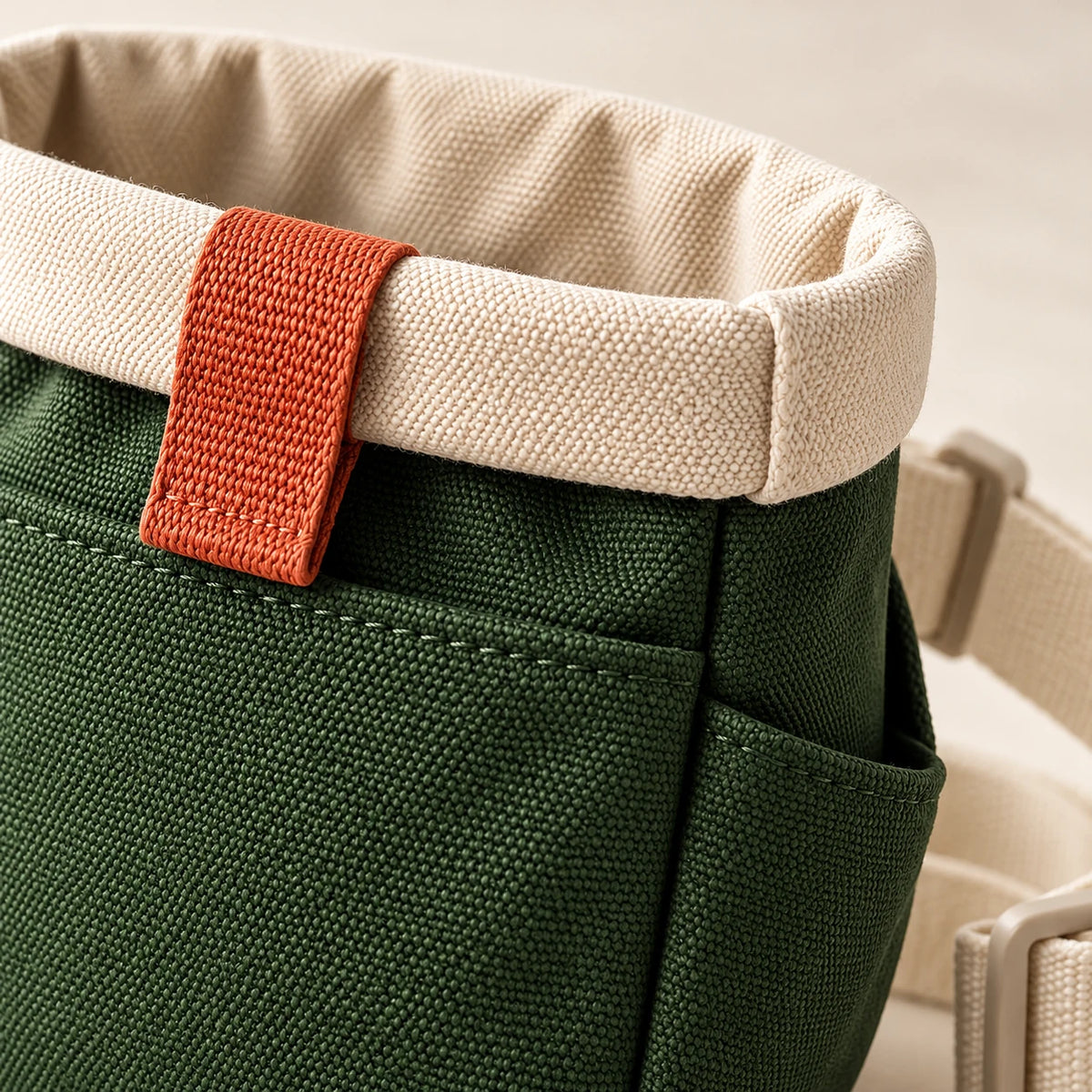 Roll-Top Treat Pouch detail view