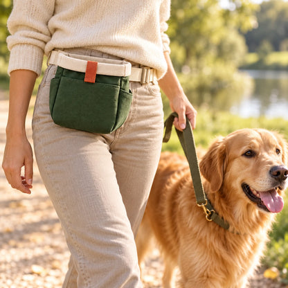 Roll-Top Treat Pouch lifestyle view